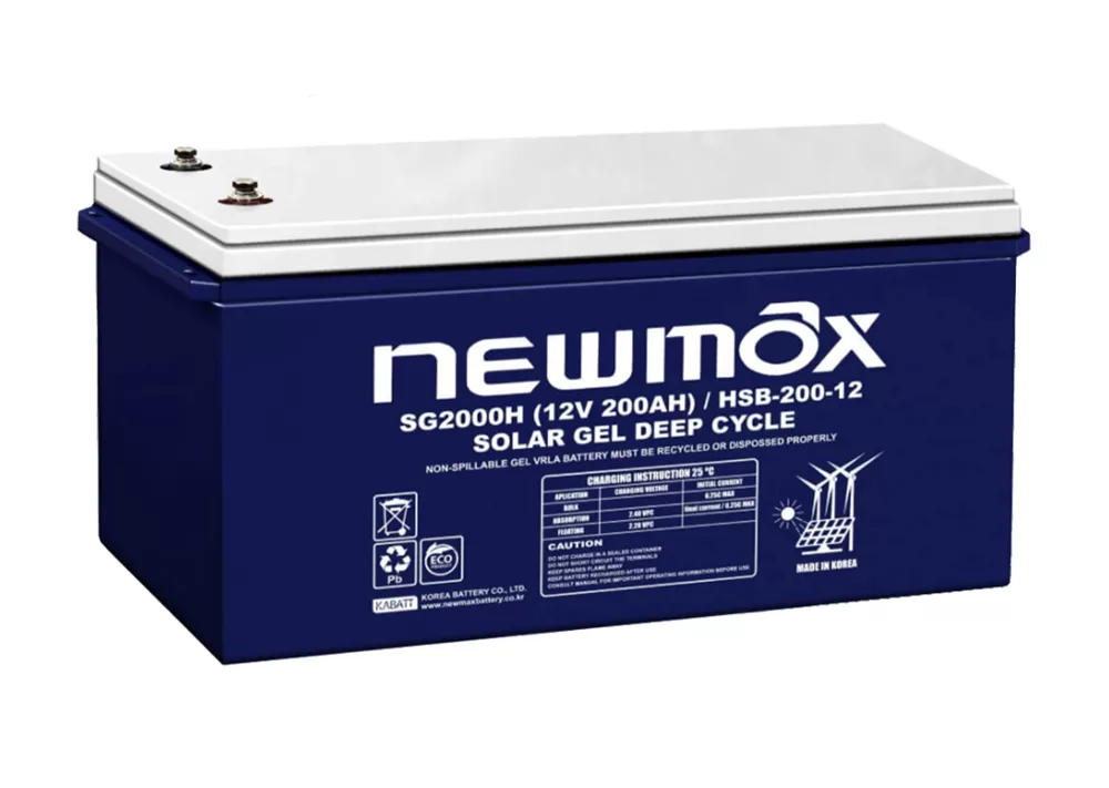Batería Solar Newmax Gel 12V-230Ah@20hr